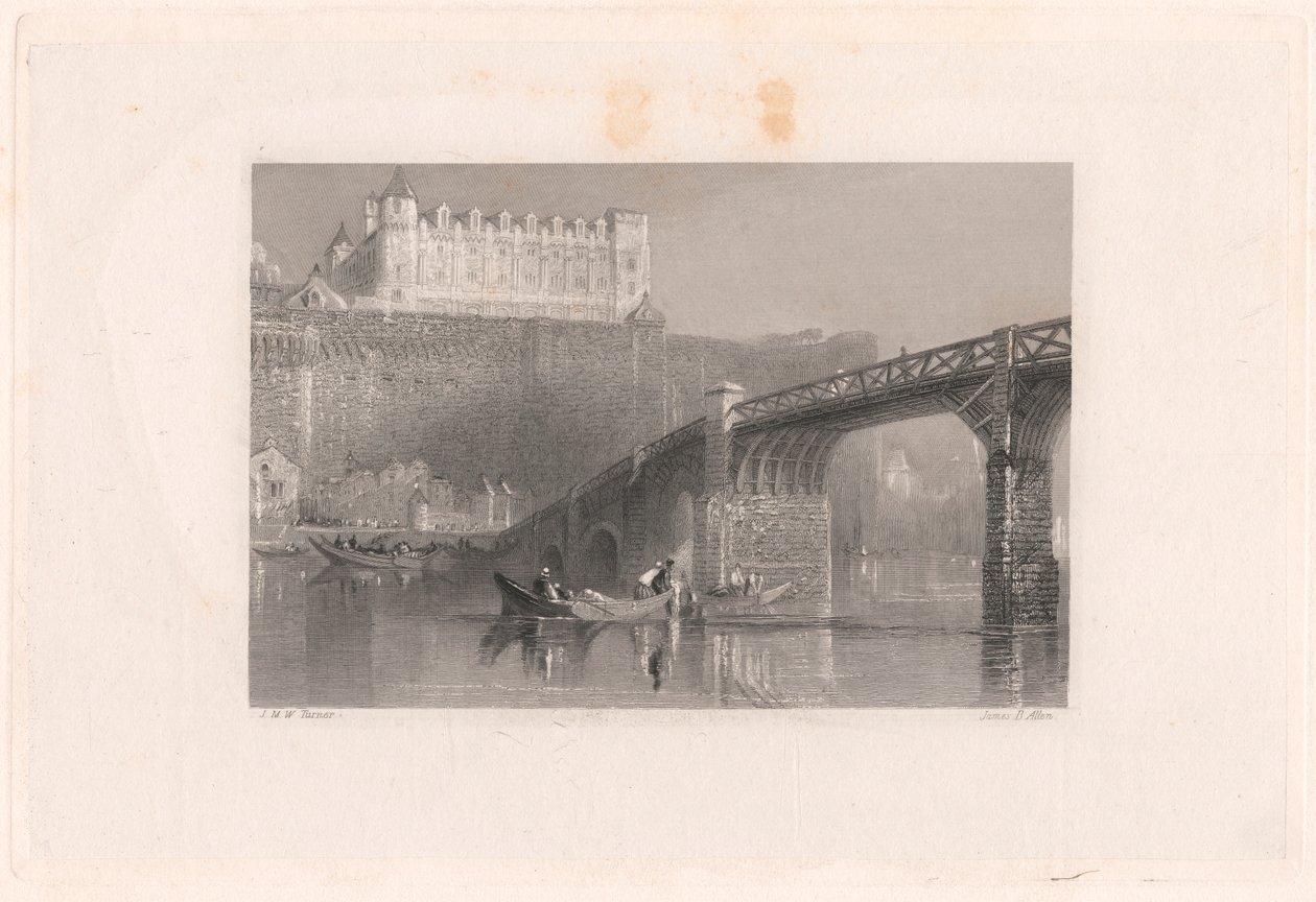 Zamek Amboise autorstwa James Baylis Allen