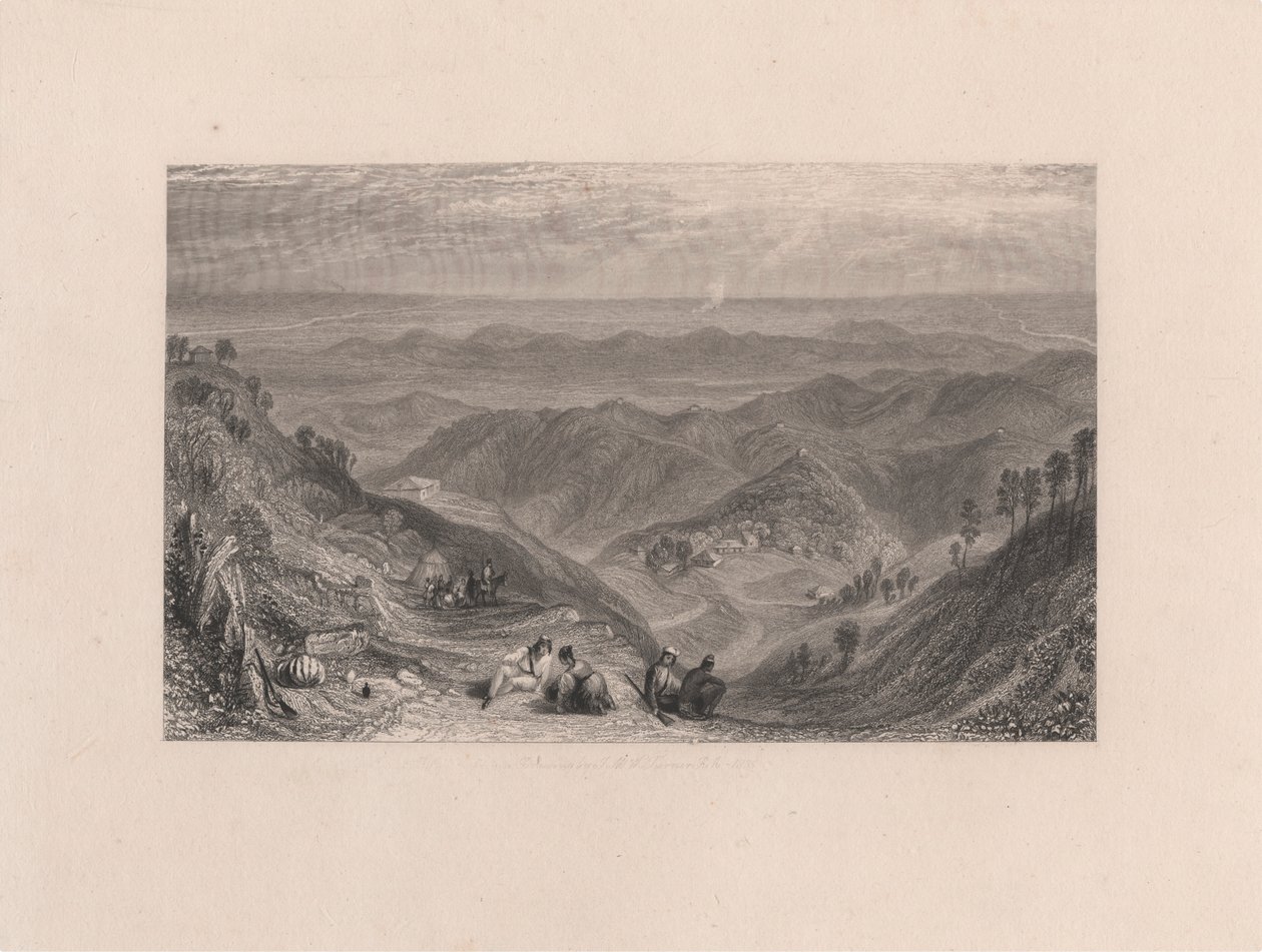 Mussooree i Dhoon z Landour autorstwa James Baylis Allen