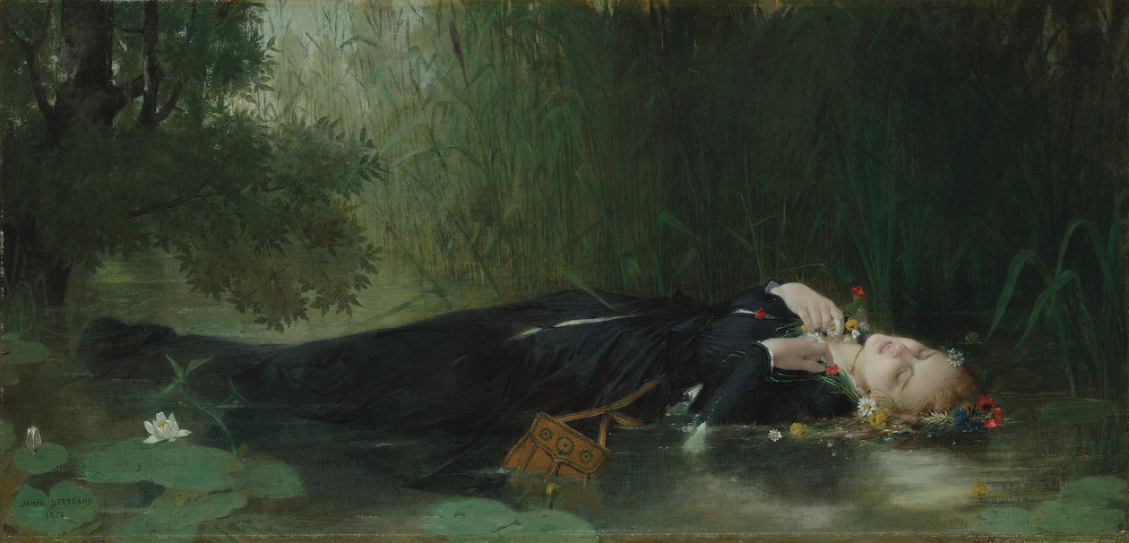 Ofelia autorstwa James Bertrand