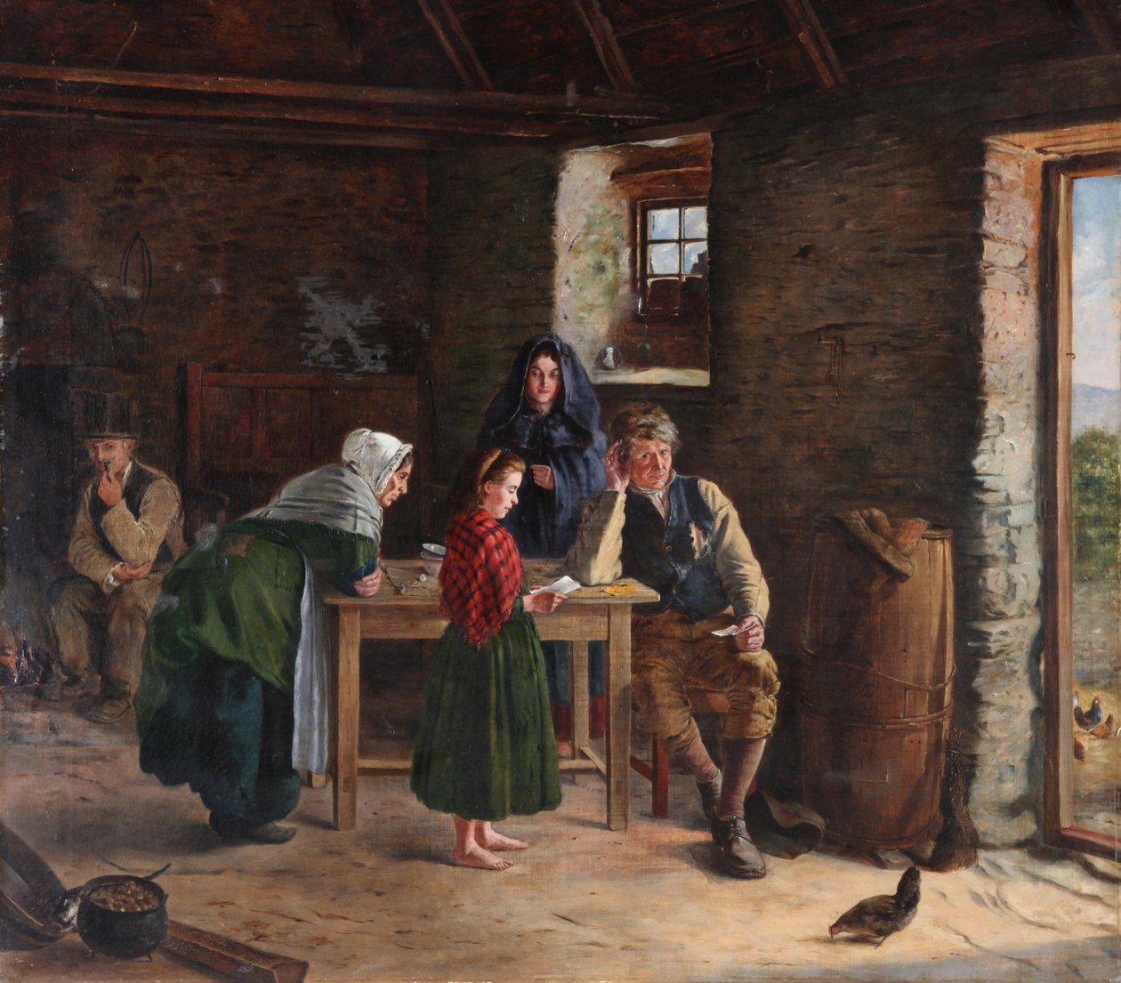 List z Ameryki, 1875 autorstwa James Brennan