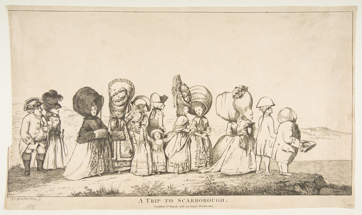 Wycieczka do Scarborough, 3 marca 1783. autorstwa James Bretherton