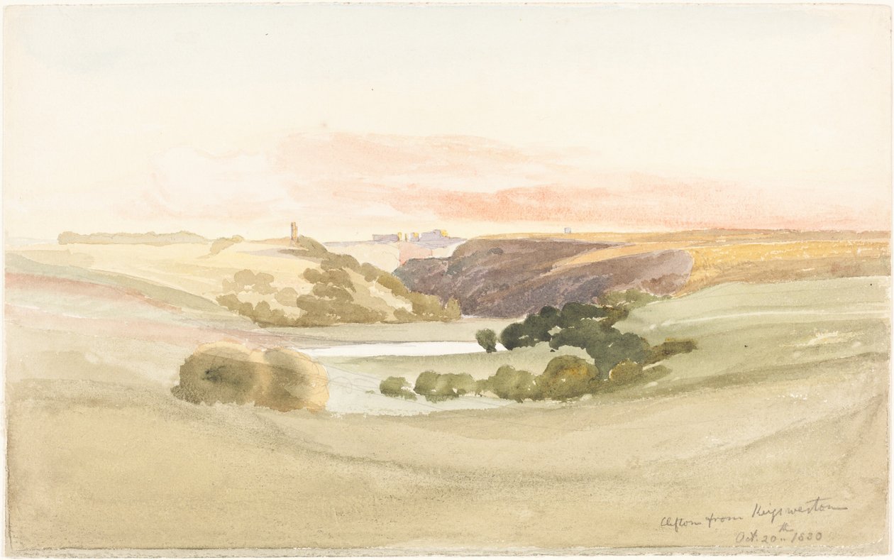 Clifton z Kingsweston, 1830. autorstwa James Bulwer
