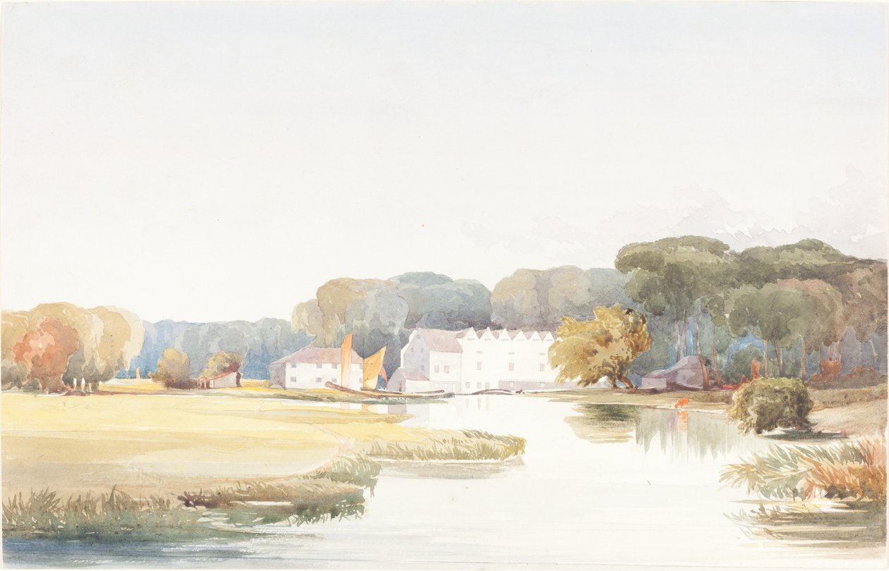 Horstead Mill na rzece Bure, Norfolk autorstwa James Bulwer