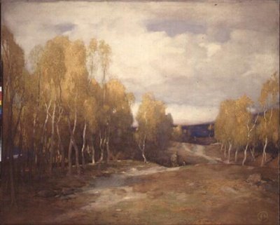 Wrzosowiska (akwarela) autorstwa James Cadenhead