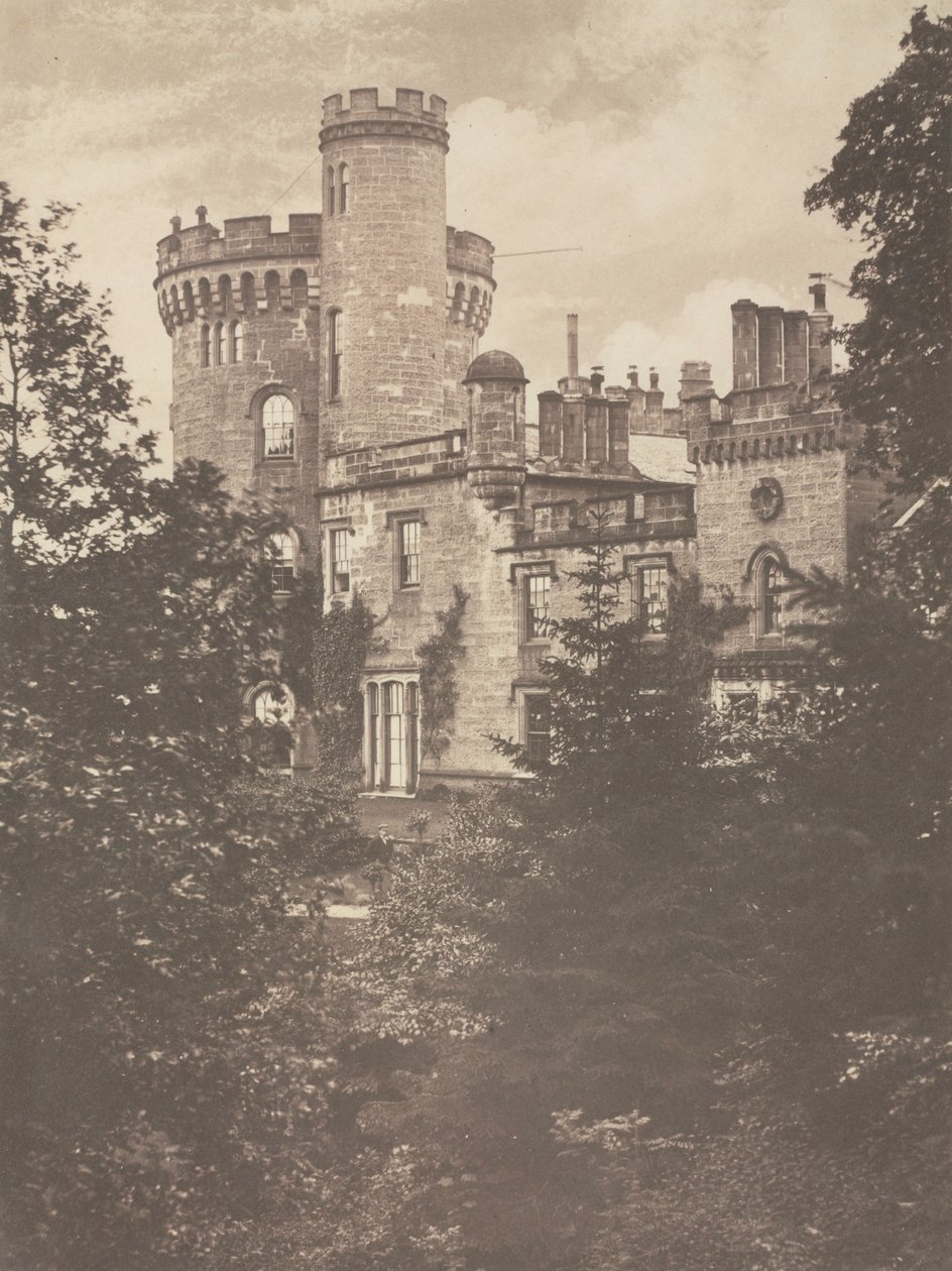 Widok na zamek Tullichewan, Glasgow. autorstwa James Campbell of Strachathro
