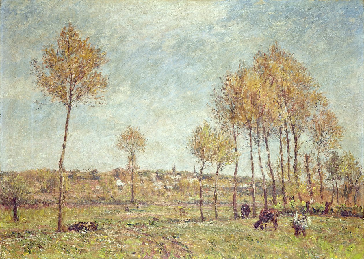 W Montreuil (olej na płótnie) autorstwa James Charles