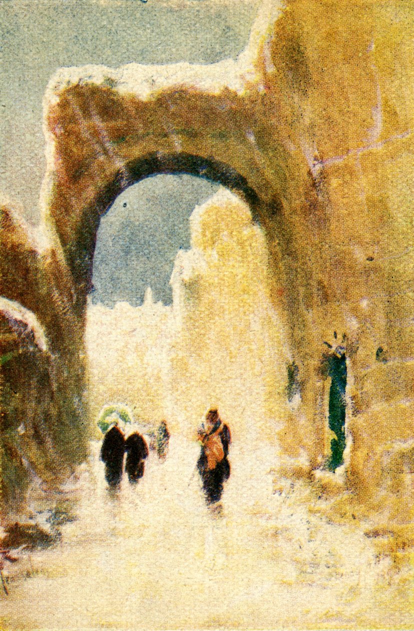 „Jerozolima zimą – Jan X. 22, c1924. Twórcy: James Clark, Henry A Harper. autorstwa James Clark, Henry A Harper