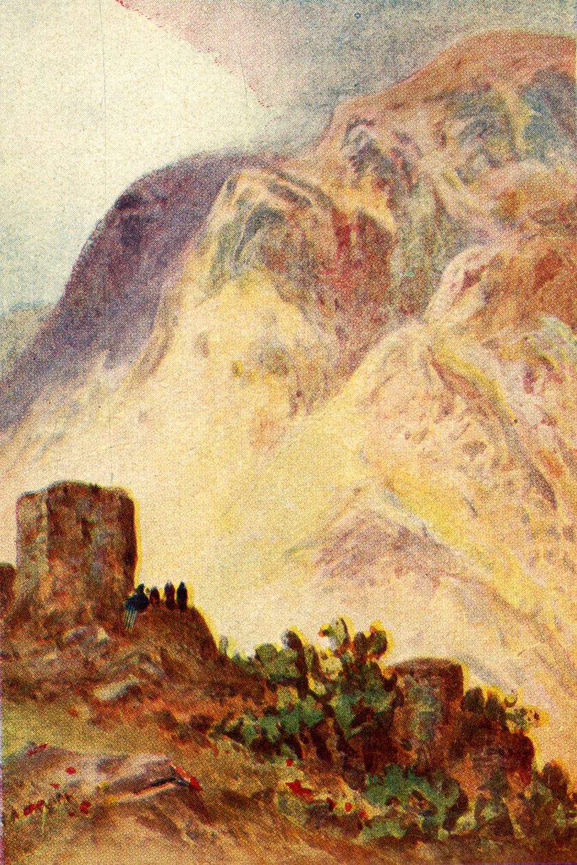 Góra Ebal i Góra Gerizim - Jan IV. 20, c1924. Twórcy: James Clark, Henry A Harper. autorstwa James Clark and Henry A Harper
