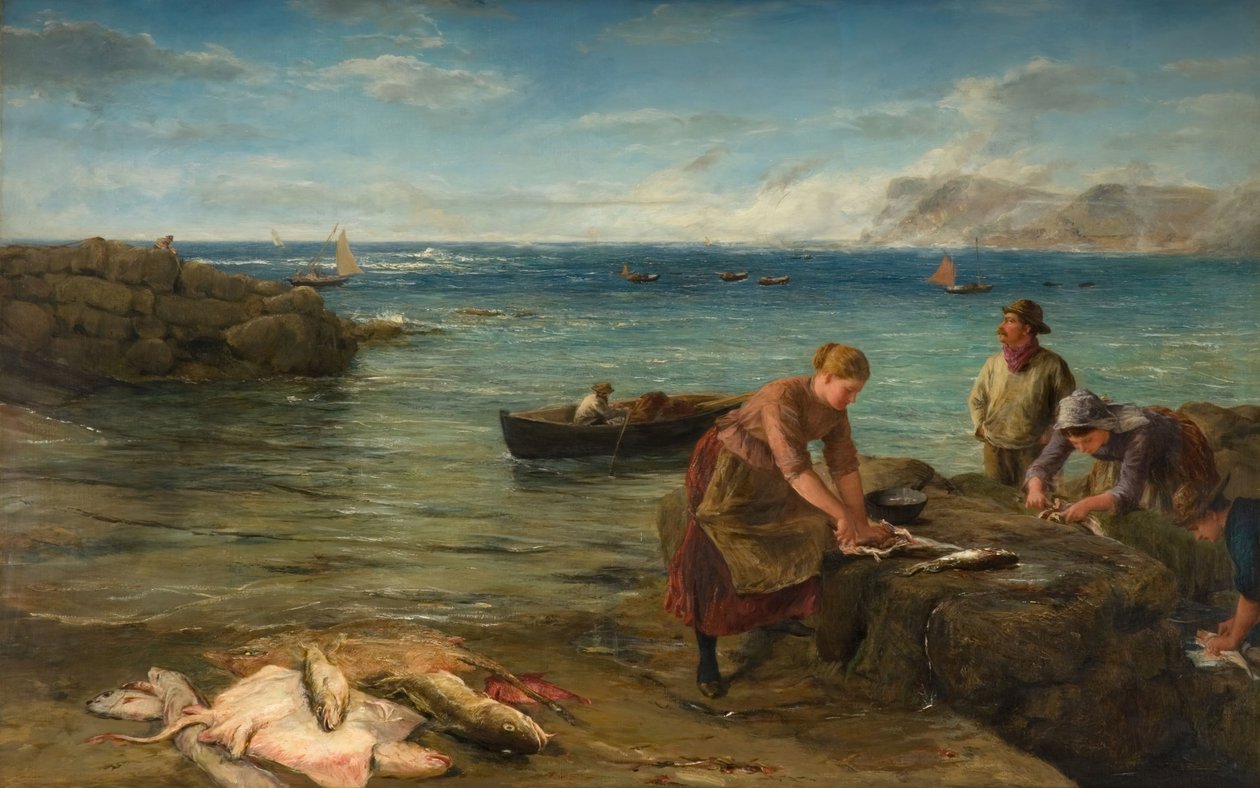 Śniadania dla Porth, 1907. autorstwa James Clarke Hook