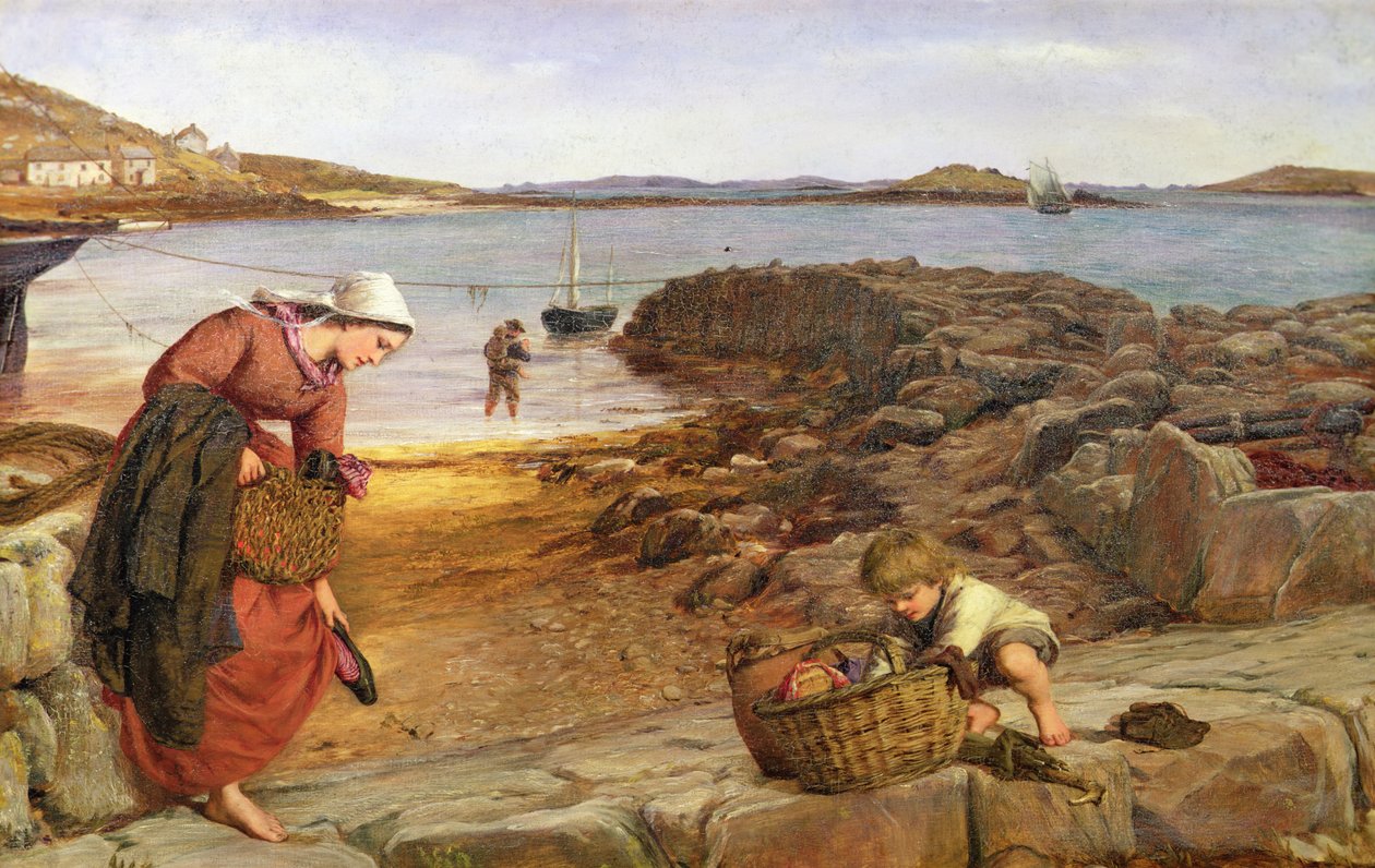Pozostawienie przy niskiej wodzie autorstwa James Clarke Hook