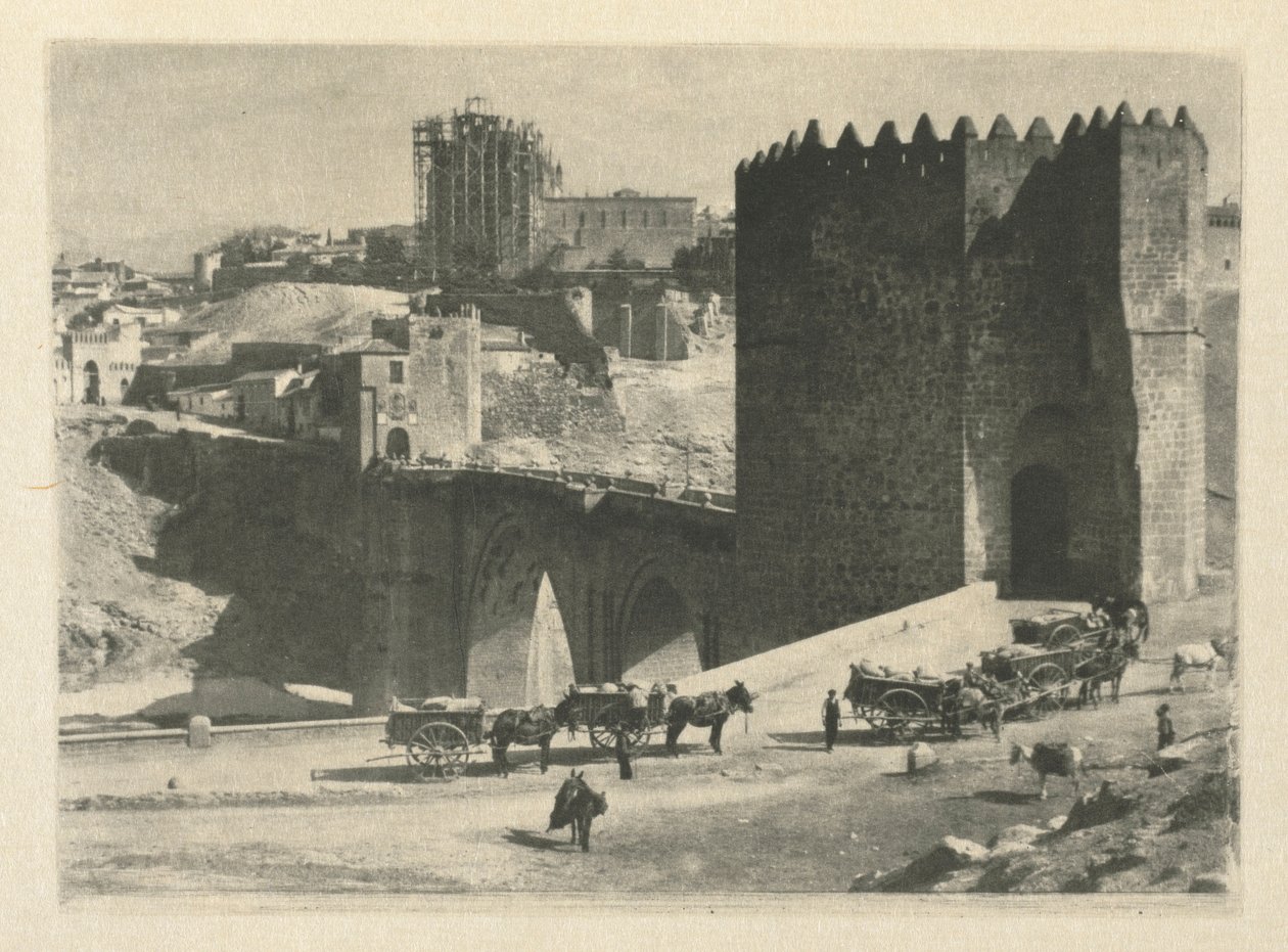 Praca z kamerą: Most św. Marcina - Toledo, 1914. autorstwa James Craig Annan