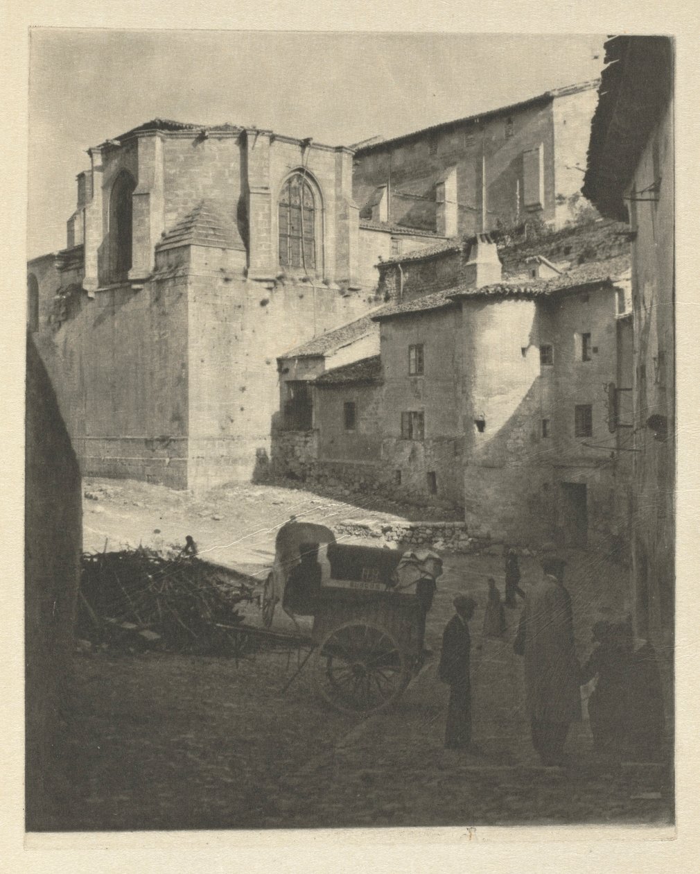 Praca z kamerą: Stary Kościół - Burgos, 1914. autorstwa James Craig Annan