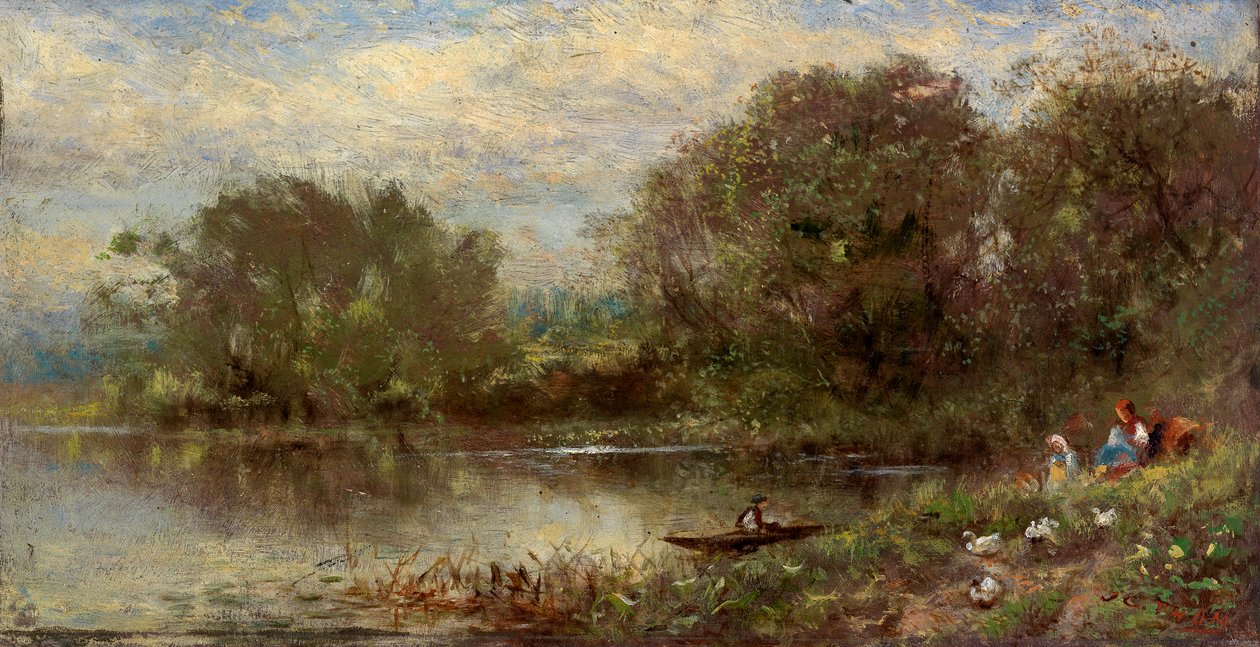 Krajobraz zwany żołędziem, XIX wiek. autorstwa James Crawford Thom