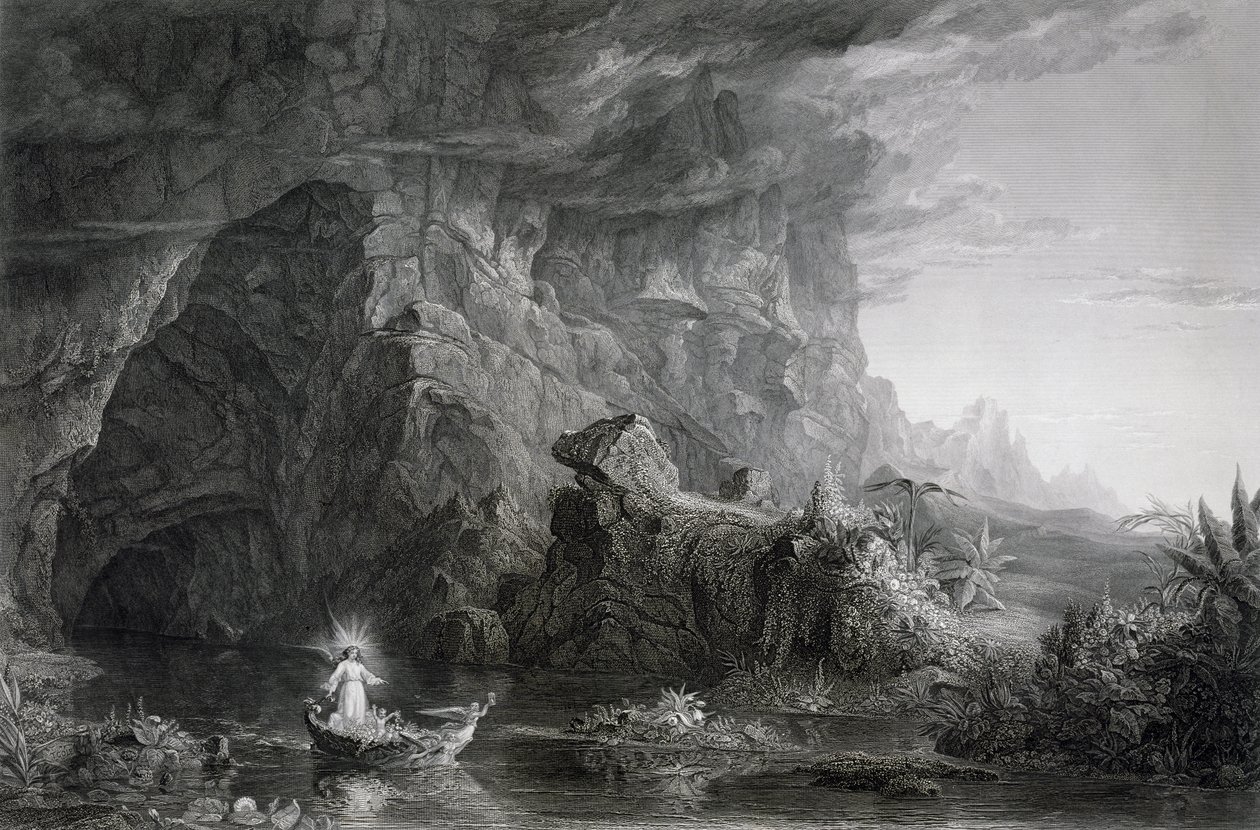 Podróż życia: dzieciństwo, c. 1855 autorstwa James David Smillie