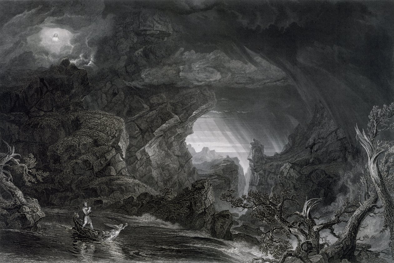 Podróż życia: męskość, c. 1855 autorstwa James David Smillie