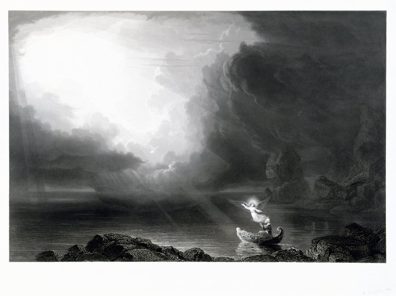 Podróż życia — starość, c. 1855 (grawerowanie) autorstwa James David Smillie