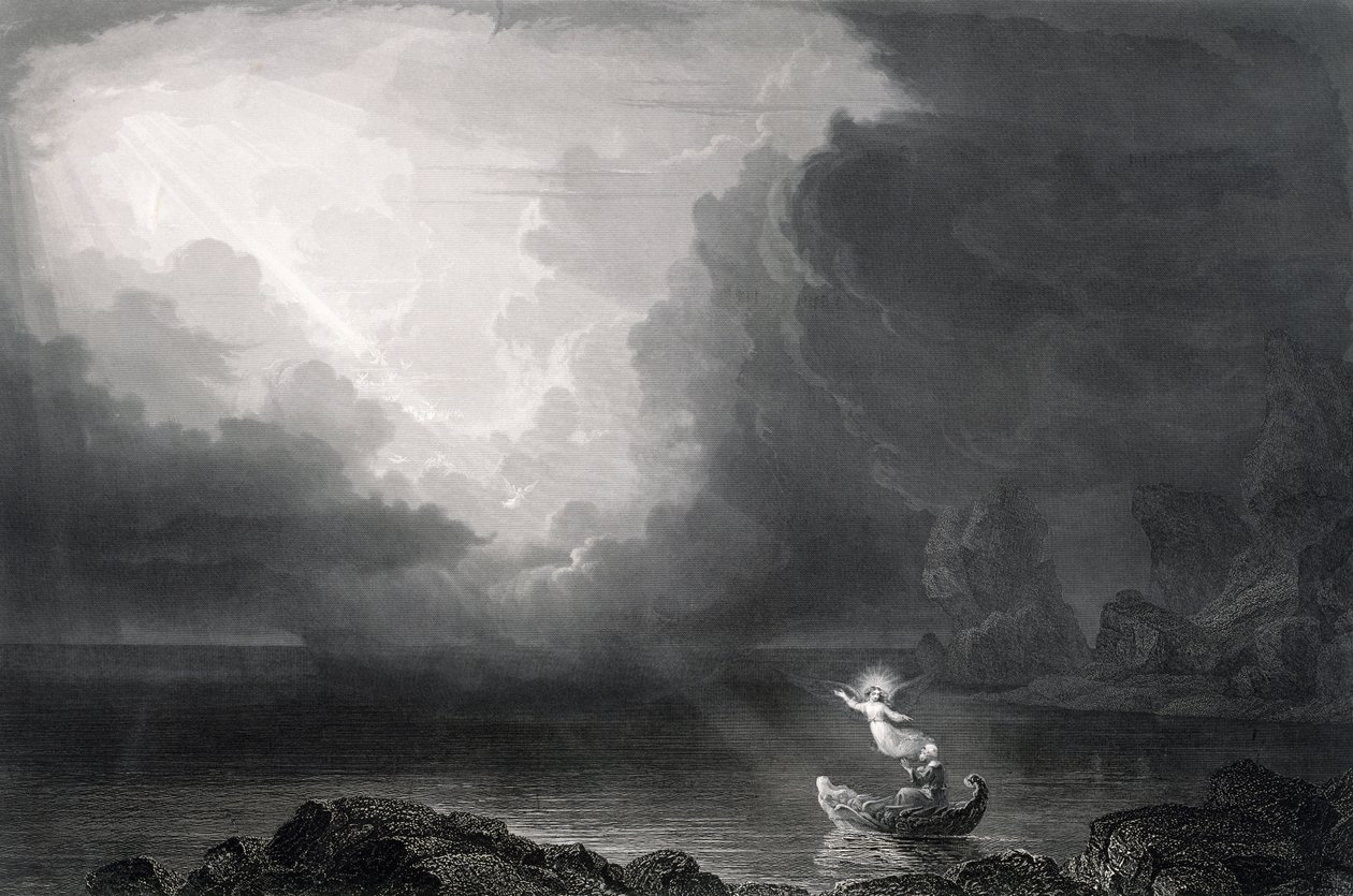 Podróż życia: starość, c. 1855 autorstwa James David Smillie