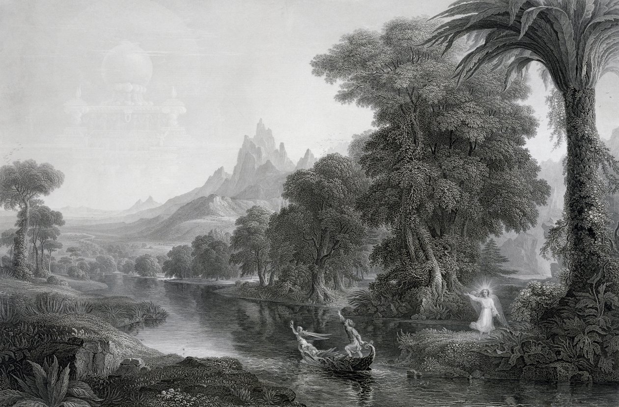 Podróż życia: młodość, c. 1855 autorstwa James David Smillie