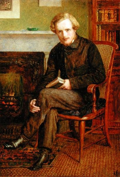 Portret Williama Watsona (1838-78) 1861 (olej na płótnie) autorstwa James Dawson Watson