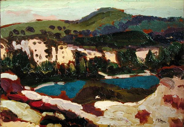 Niebieski basen, Dorset autorstwa James Dickson Innes
