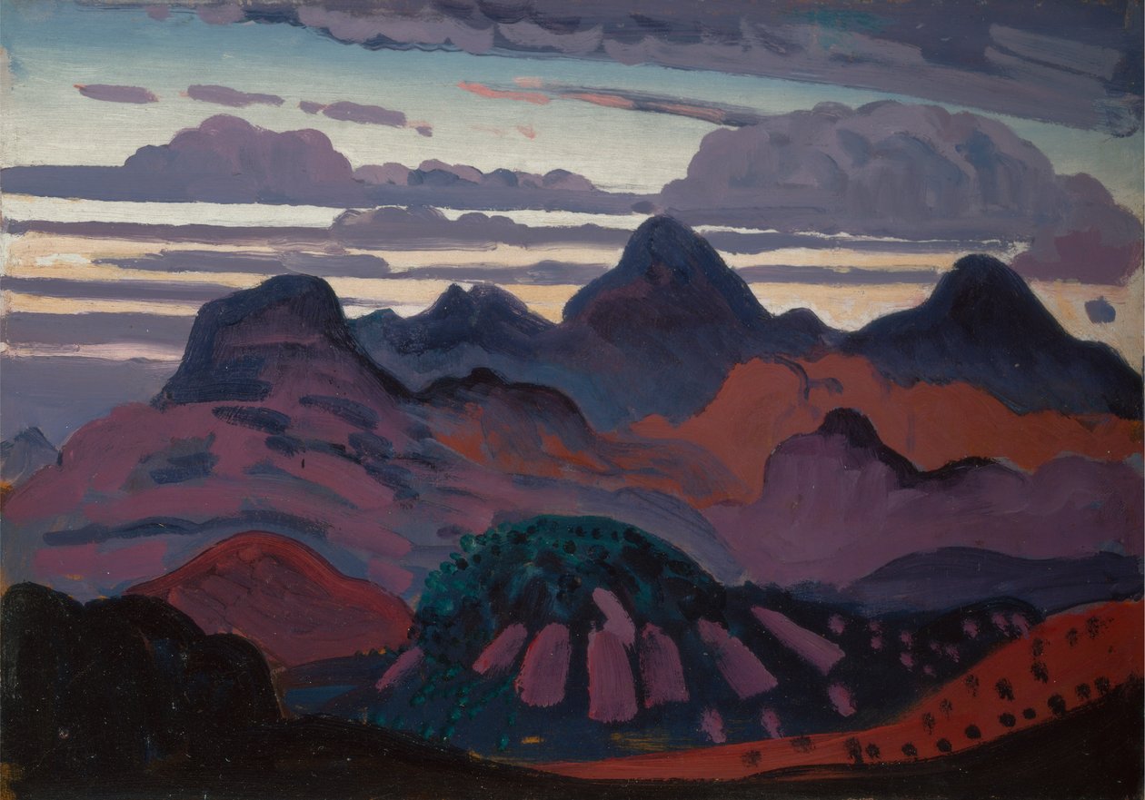 Moelwynowie z Llan Ffestiniog autorstwa James Dickson Innes