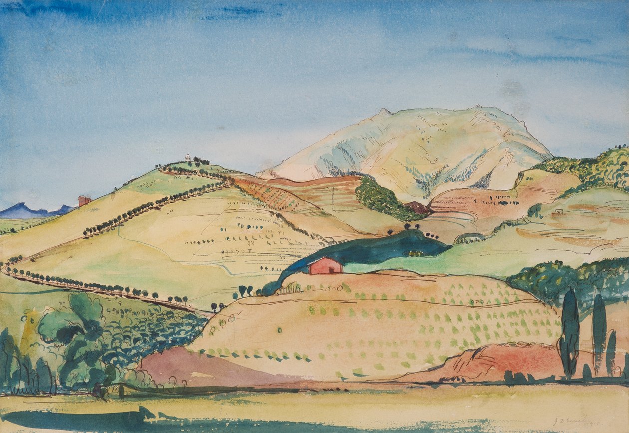 Wycieczka Madeloc, 1910 autorstwa James Dickson Innes
