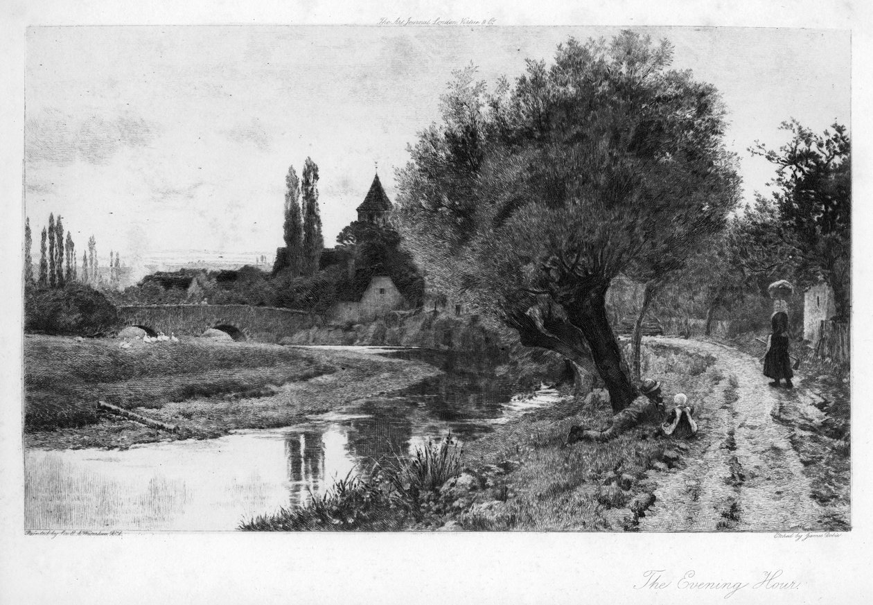 Godzina wieczorna, 1906. autorstwa James Dobie