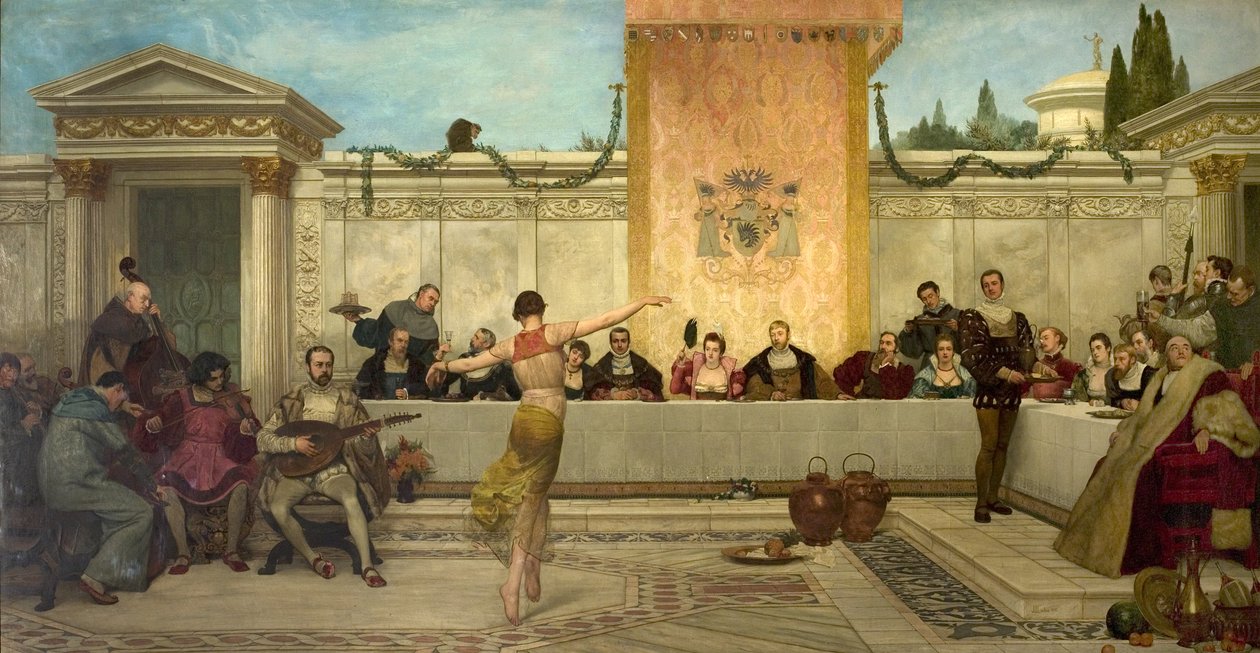 Bankiet, 1882 autorstwa James Dromgole Linton