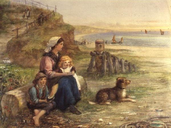 Przypływ łodzi autorstwa James Drummond
