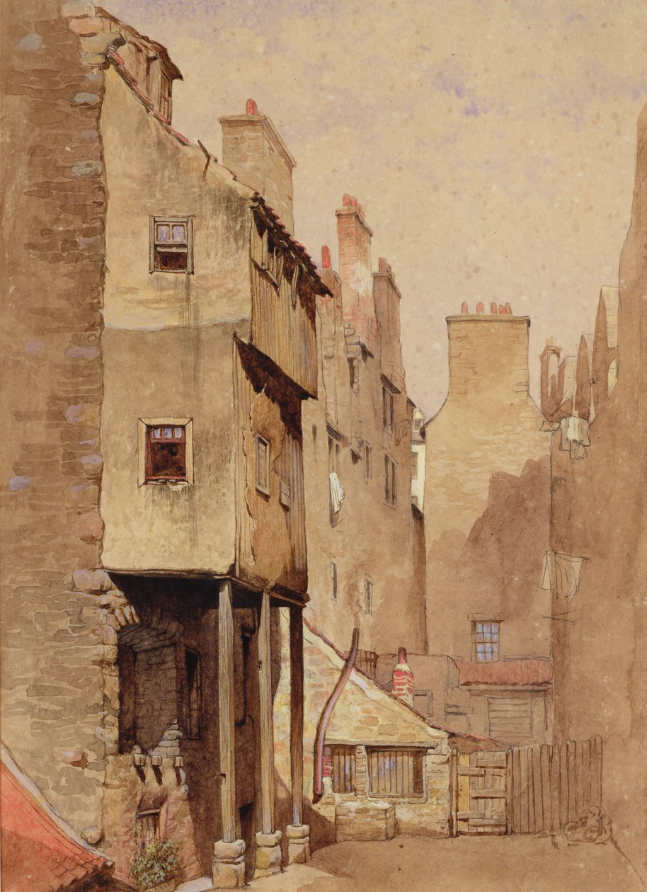Whisky Row, Edynburg (wc) autorstwa James Drummond