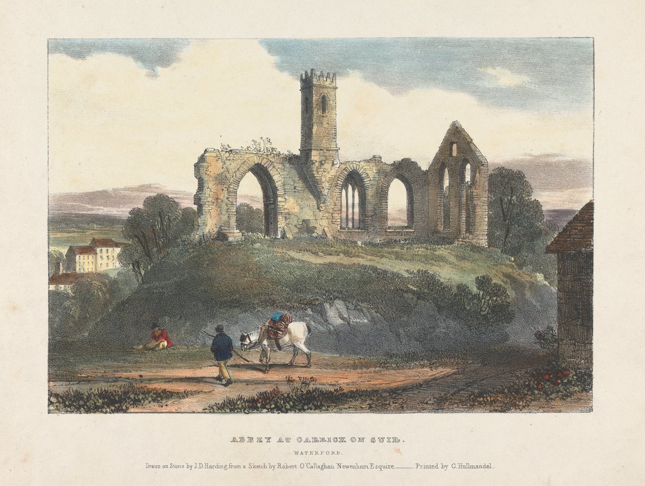 Opactwo w Carrick on Suir autorstwa James Duffield Harding