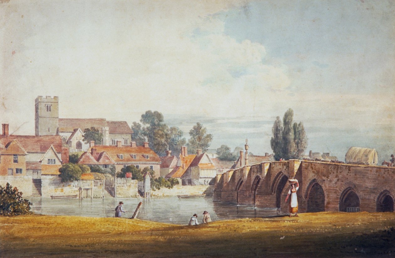 „Aylesford, niedaleko Maidstone, Kent”, XIX wiek. autorstwa James Duffield Harding