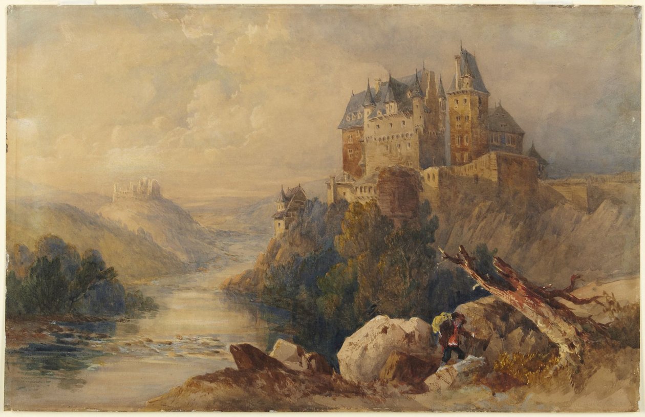 Wczesny poranek nad Mozelą autorstwa James Duffield Harding