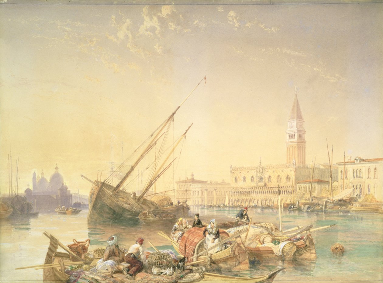 Canal Grande, Wenecja autorstwa James Duffield Harding