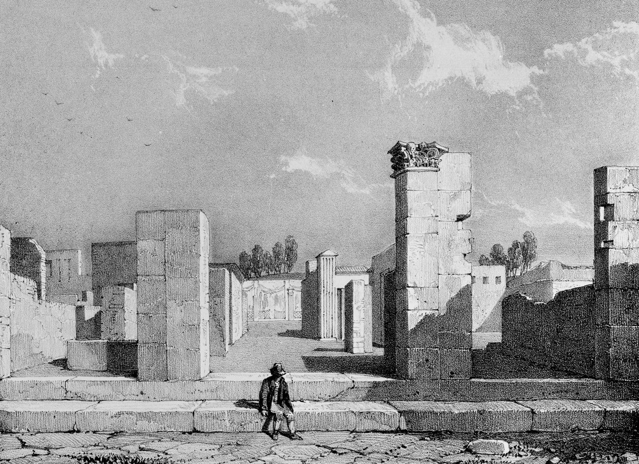 Dom Kajusza Salustiusza, 1828 autorstwa James Duffield Harding