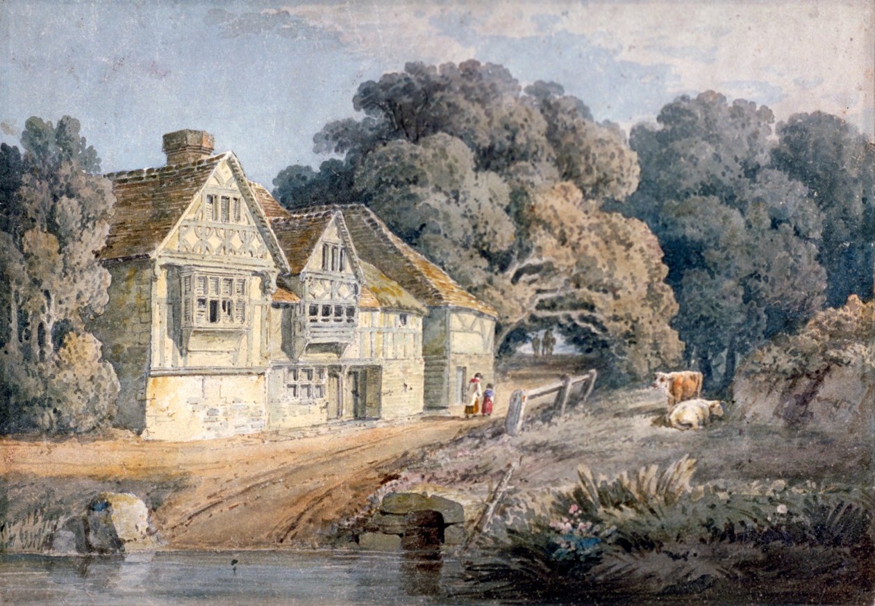 „Dom Ost w Hastings, Sussex”, XIX wiek. autorstwa James Duffield Harding