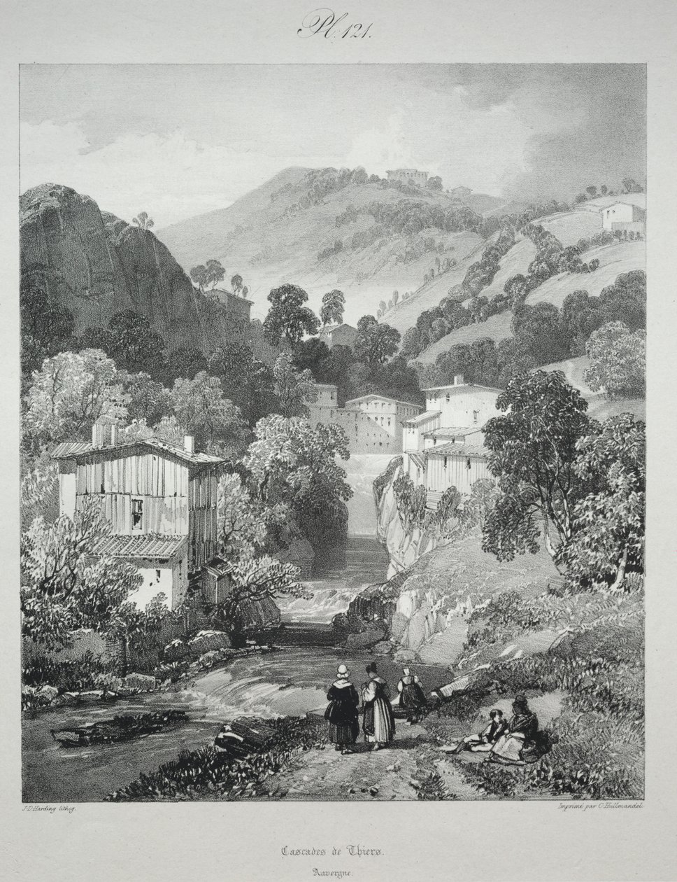 Malownicze i romantyczne podróże po starożytnej Francji. Owernia..., 1825. autorstwa James Duffield Harding