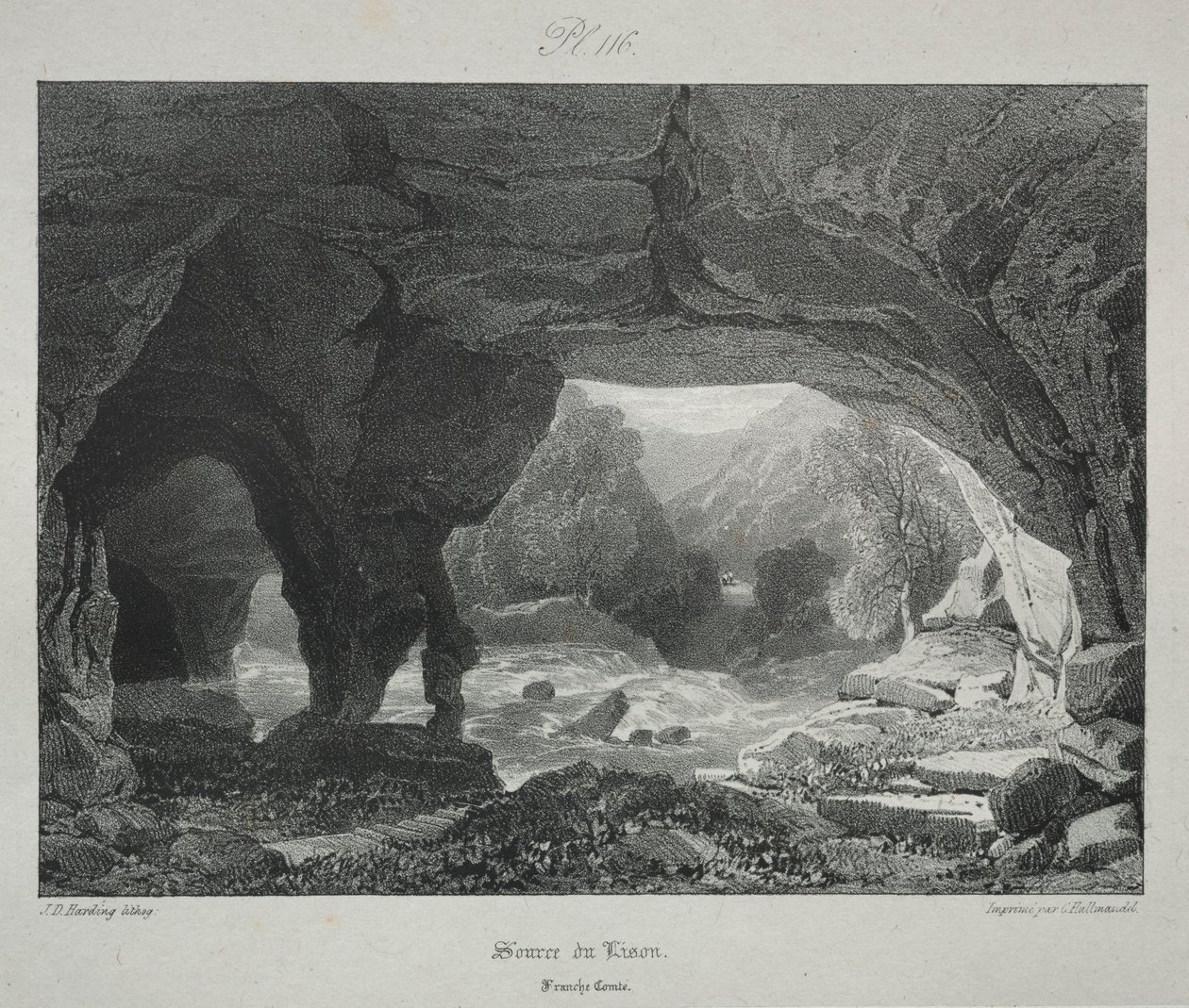 Malownicze i romantyczne podróże po starożytnej Francji. Franche-Comte..., 1825. autorstwa James Duffield Harding