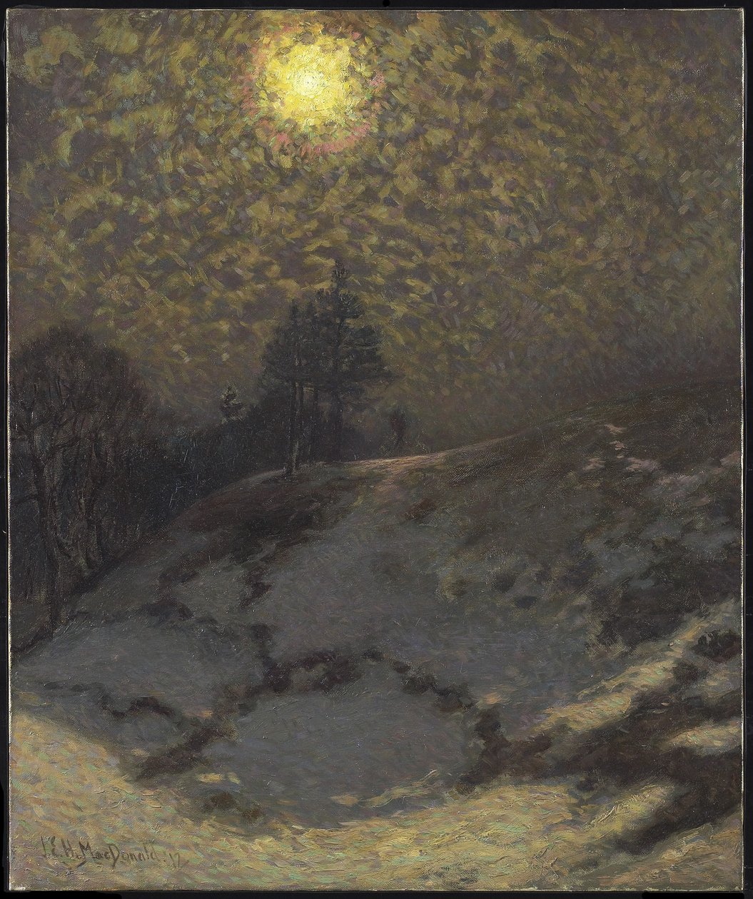 Wczesny wieczór, zima 1912 autorstwa James Edward Hervey Macdonald