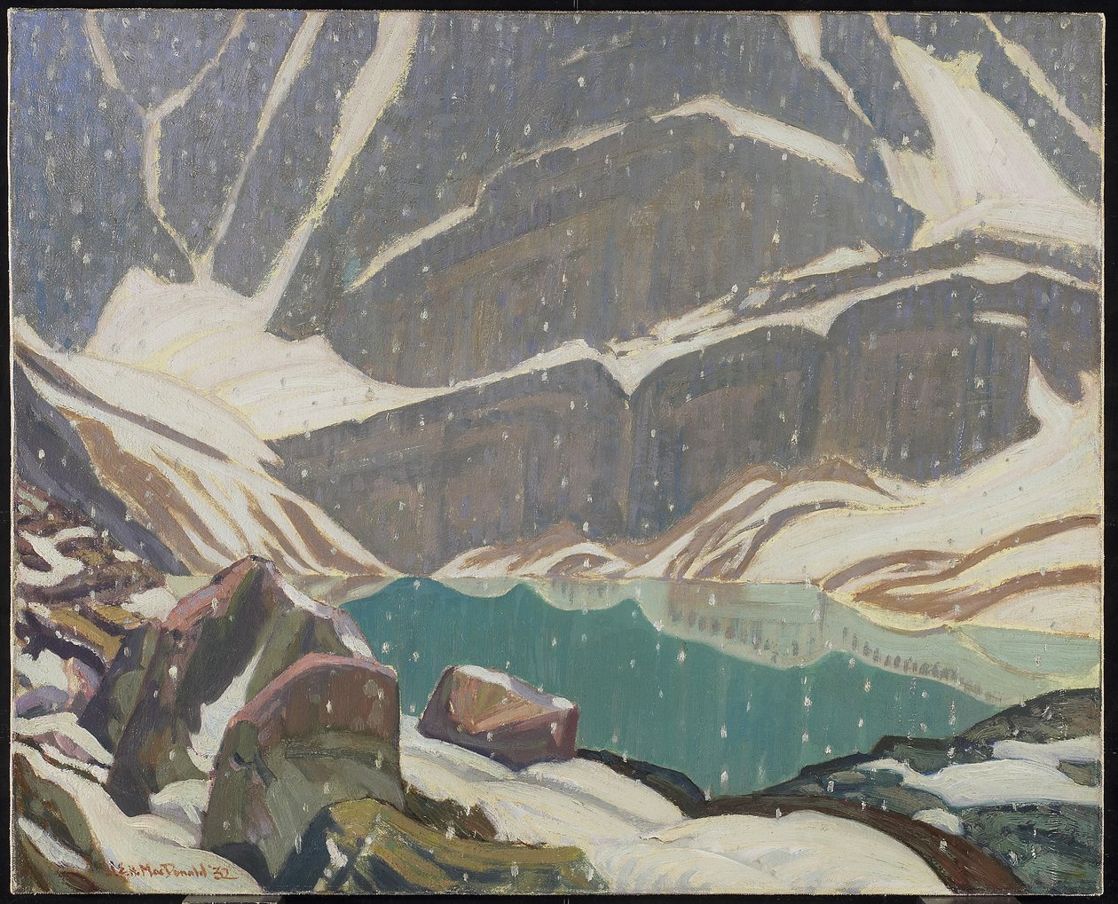 Samotność górska (Jezioro Oesa), 1932 autorstwa James Edward Hervey Macdonald