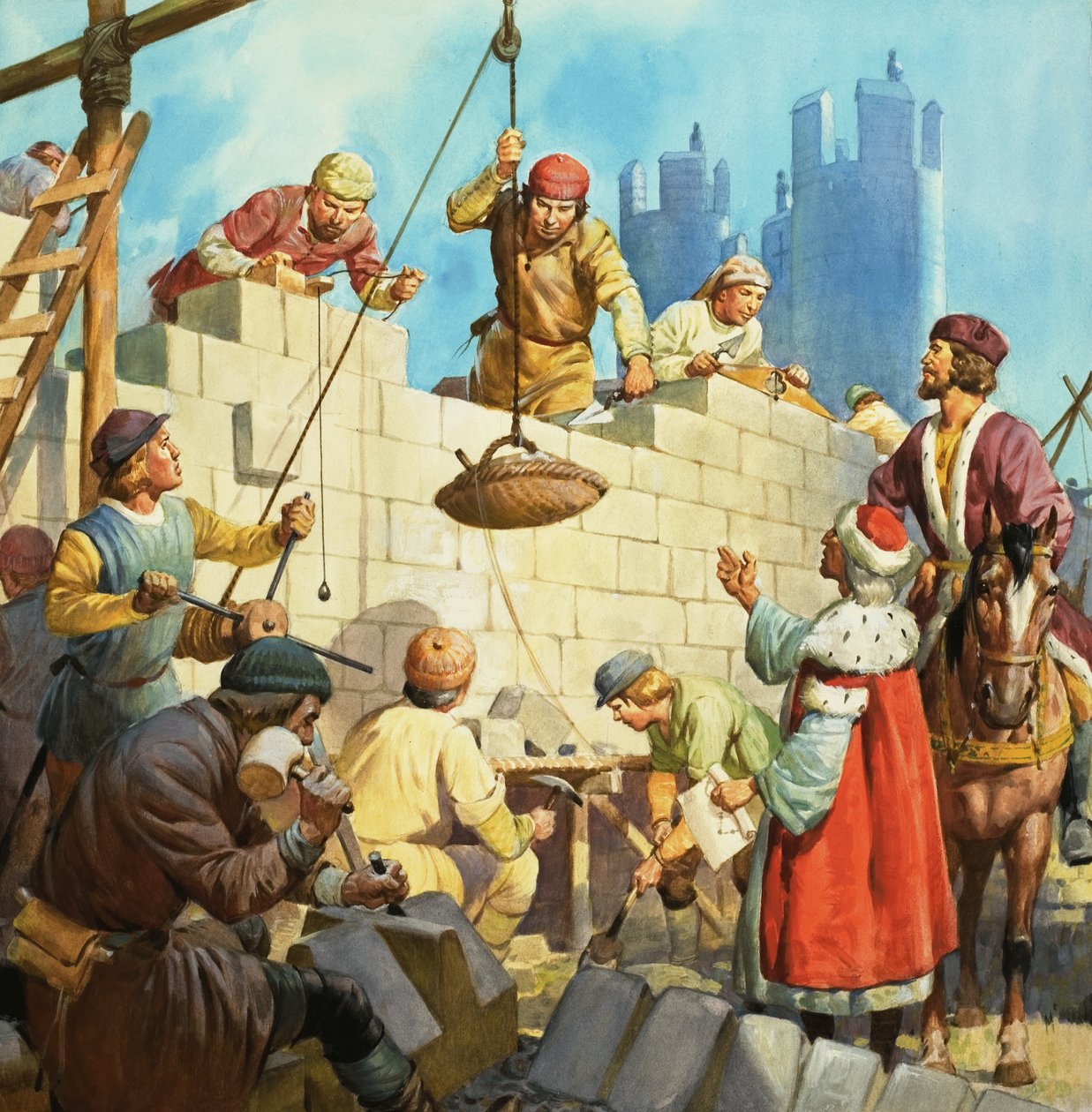 Castle Construction autorstwa James Edwin McConnell