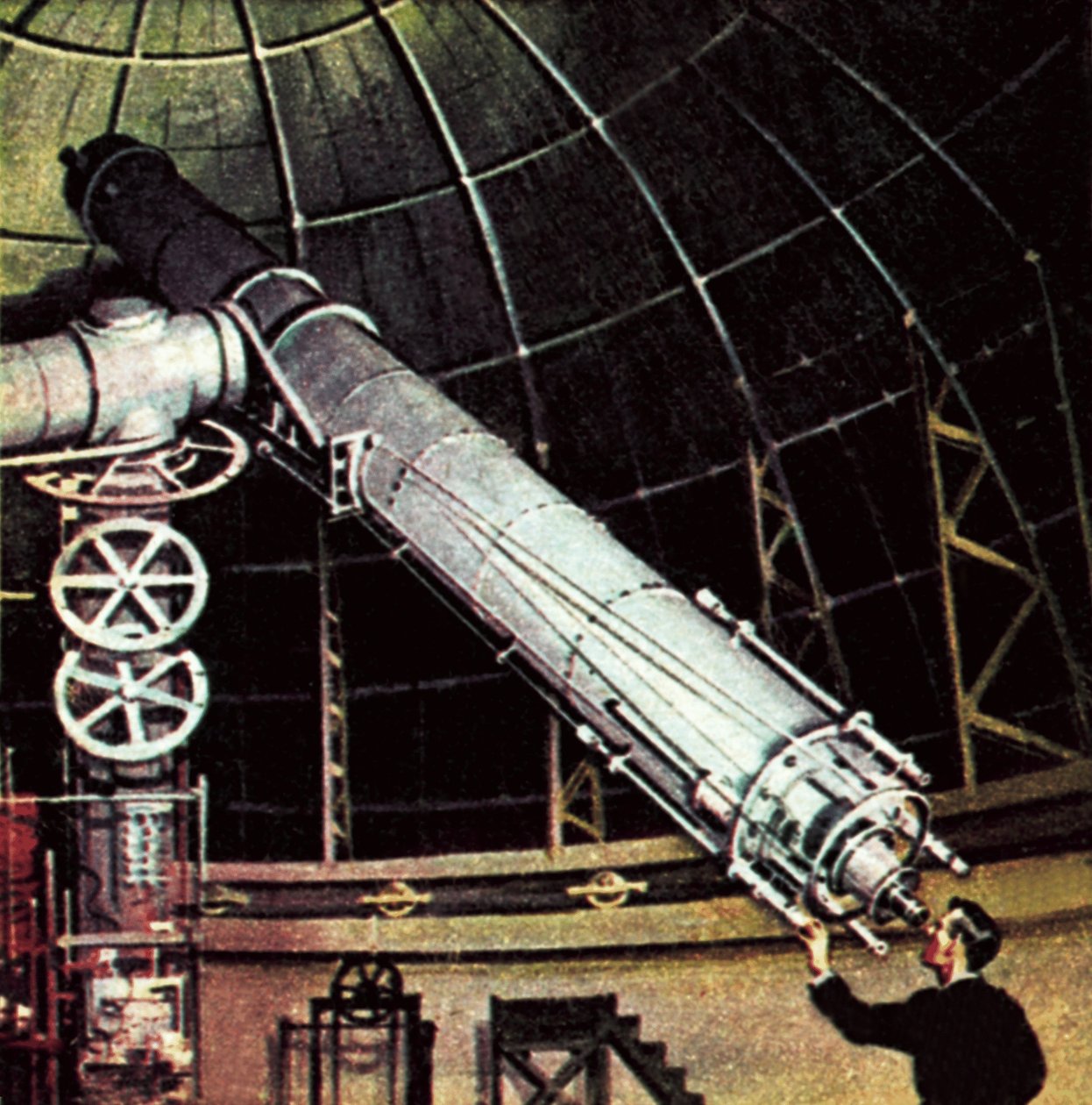 Gigantyczny teleskop autorstwa James Edwin McConnell