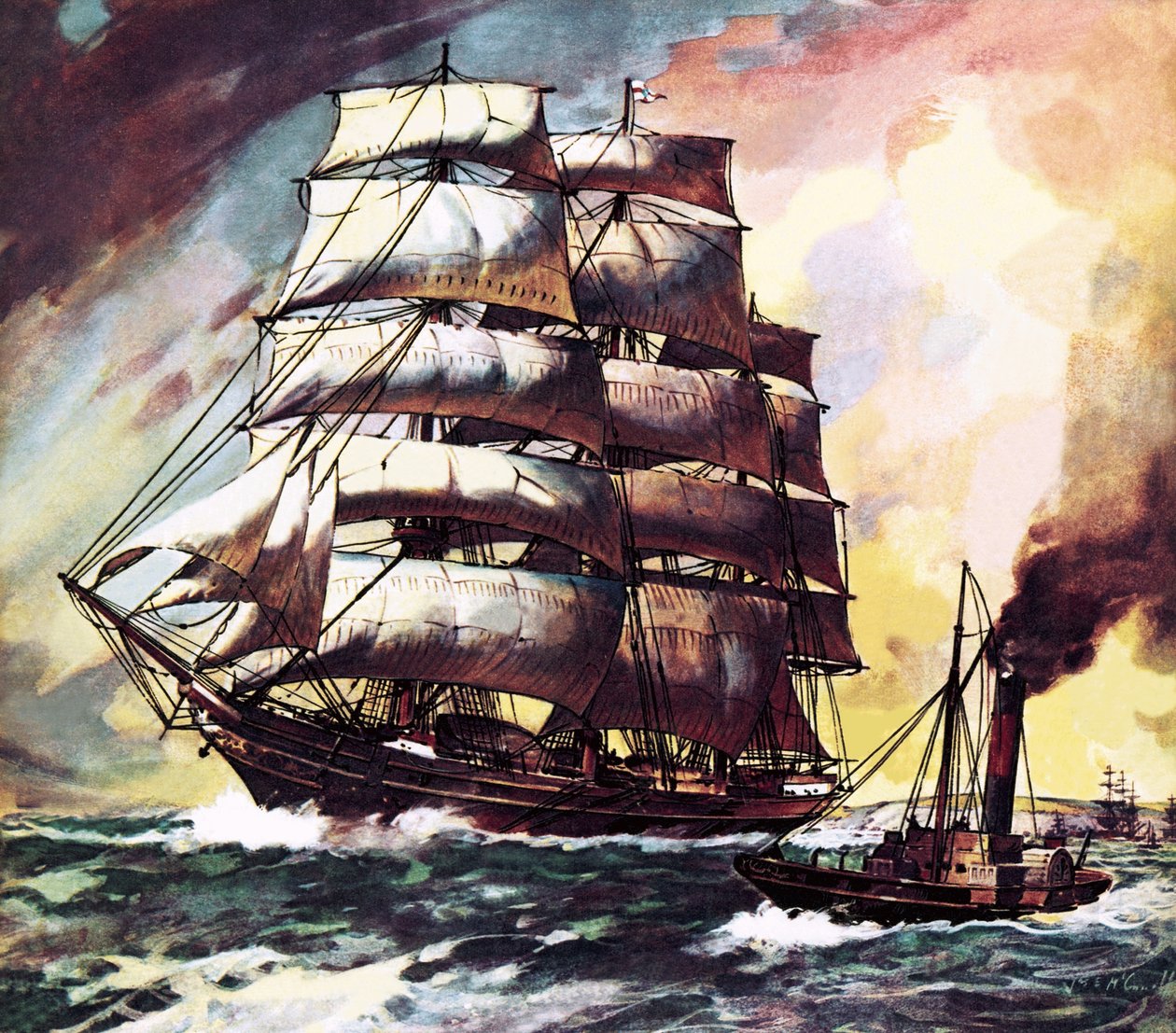 Cutty Sark autorstwa James Edwin McConnell