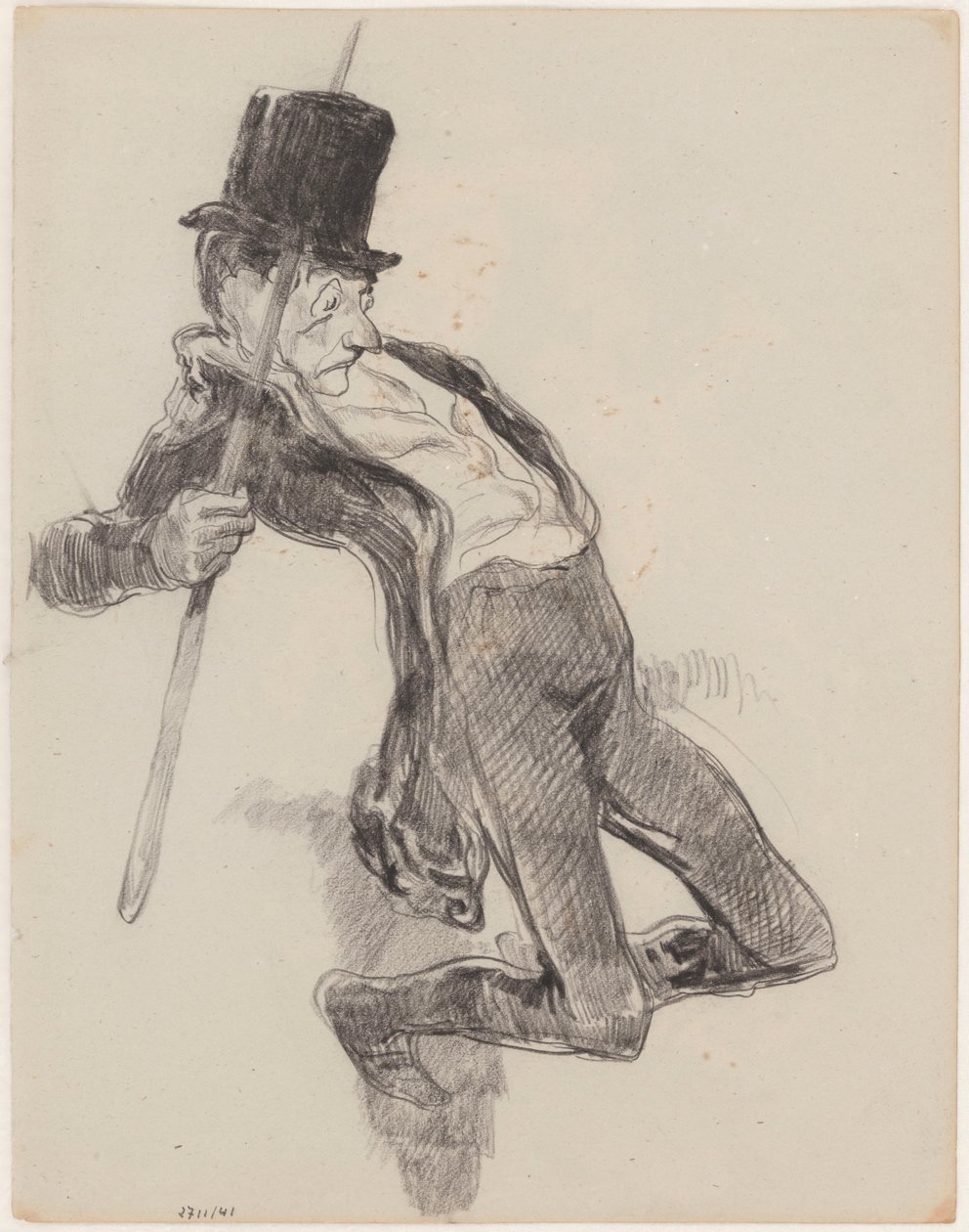 Według Daumiera: Wędkarstwo autorstwa James Ensor