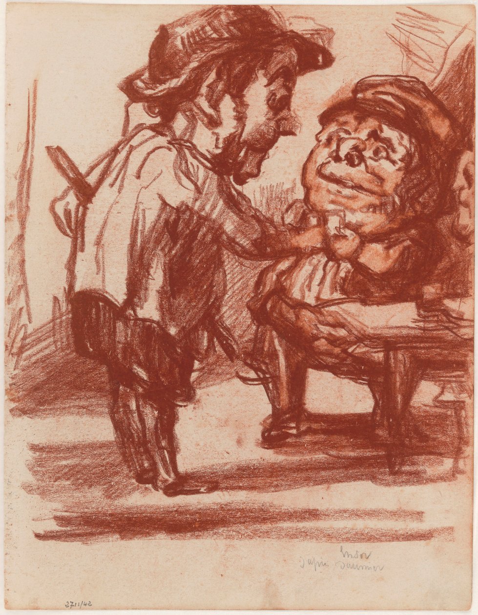 Nach Daumier: Die fröhlichen Jäger autorstwa James Ensor