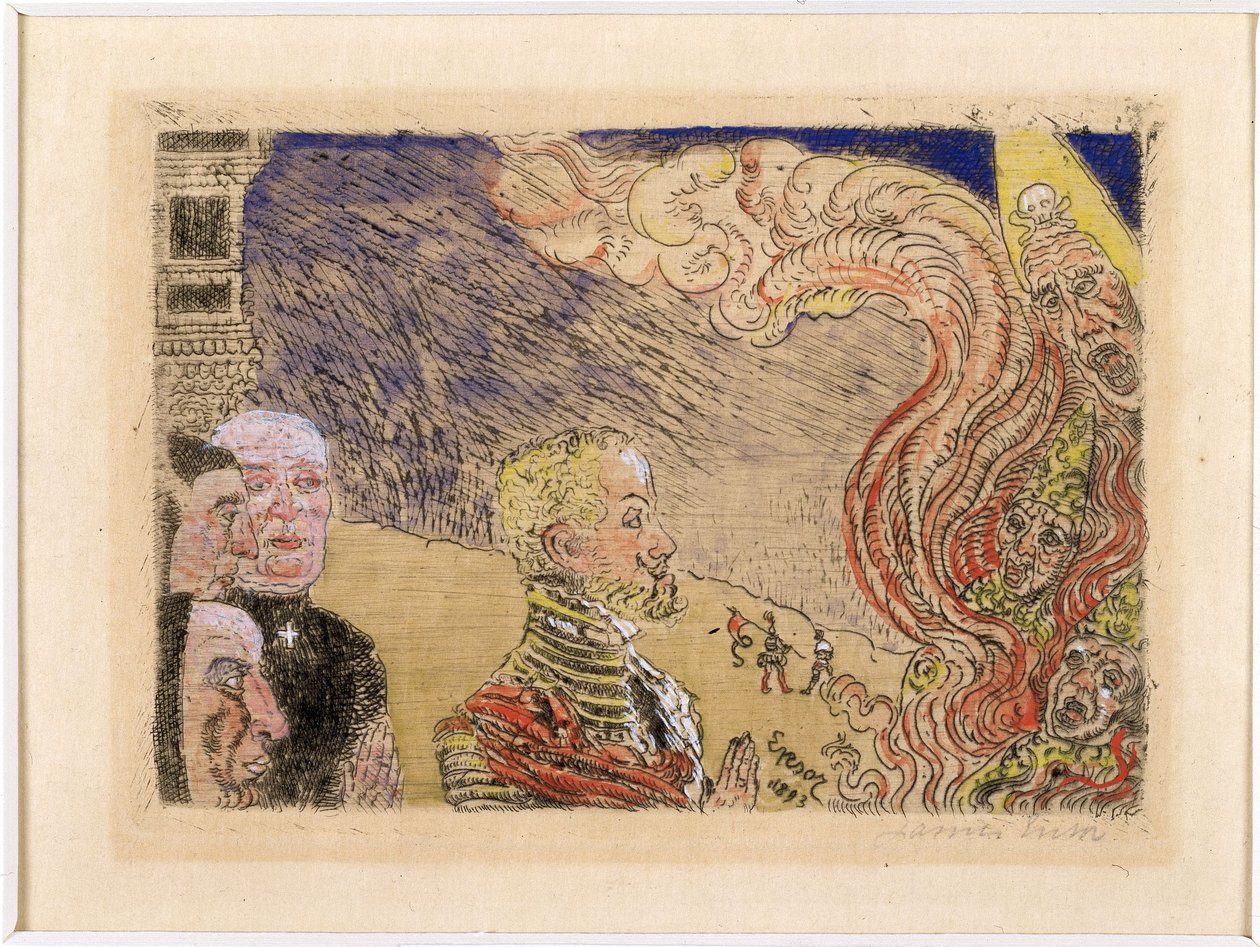 Autodafe autorstwa James Ensor