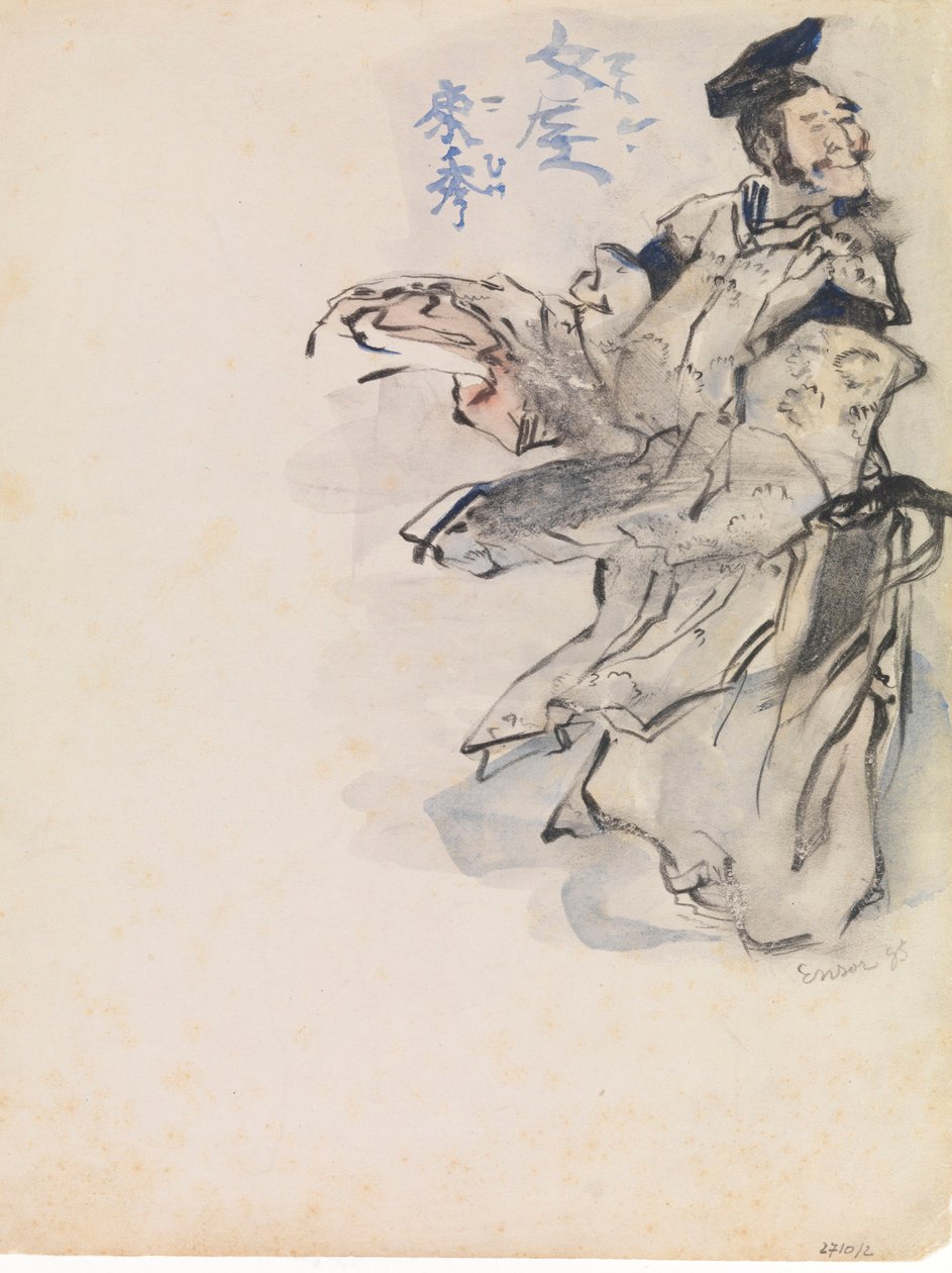 Chinoiserie, mężczyzna autorstwa James Ensor