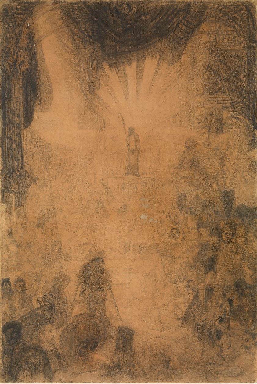 Christus dem Volk gezeigt autorstwa James Ensor