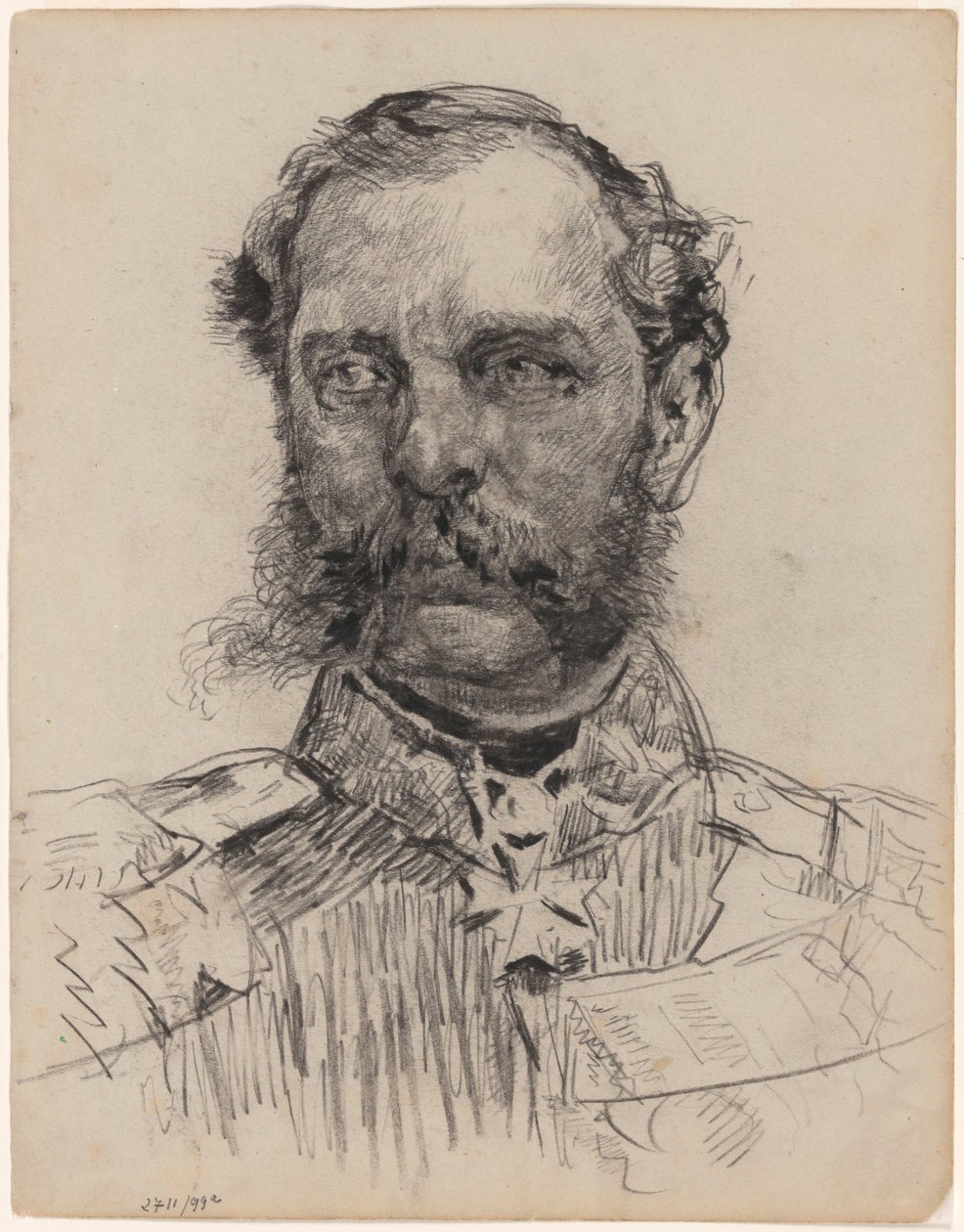 Kopia nieznanego portretu autorstwa James Ensor