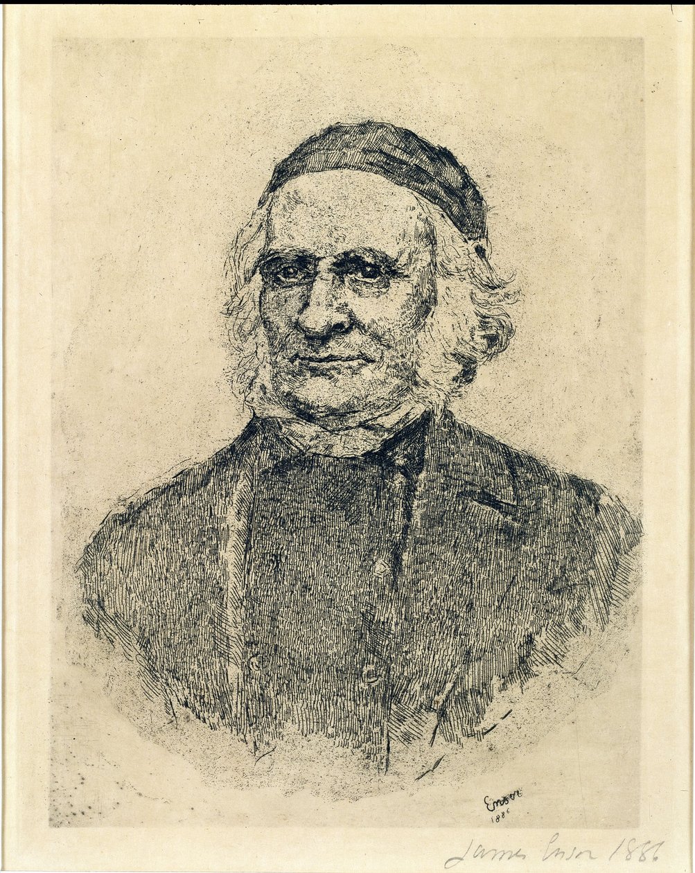 Skandynawski mykolog Elias Magnus Fries autorstwa James Ensor